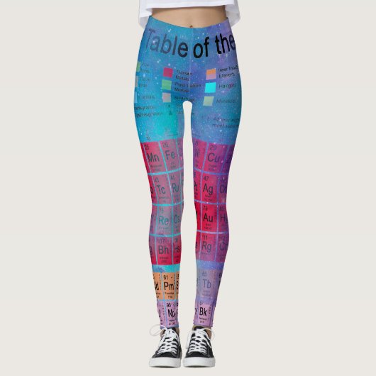 Periodieke Leggings voor de statistiek (Voorkant)