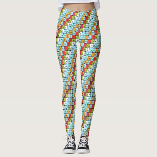 Periodieke leggings voor Deutschland patriottische (Voorkant)