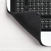 Periodieke Lijst van Elementen BLACK Muismat (Hoek)