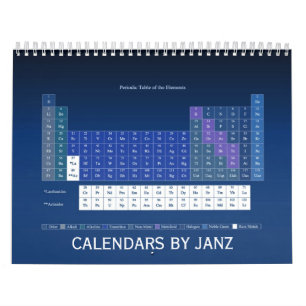 Periodieke Lijst van Elementen Kalender door Janz