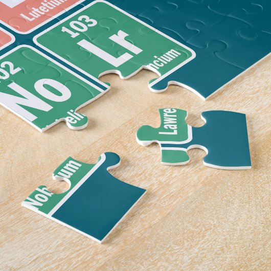 Periodieke Lijst van Elementen Legpuzzel (Zijkant)