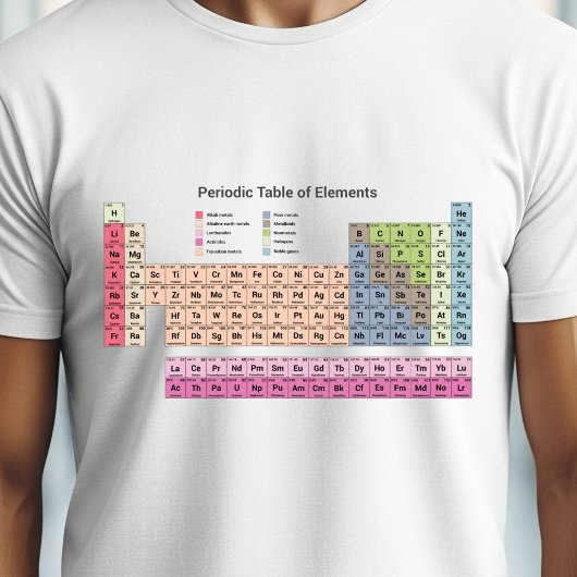 Periodieke Lijst van Elementen Mannen T-shirt