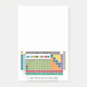 Periodieke Lijst van Elementen - Periodiek gebruik Post-it® Notes (Voorkant)