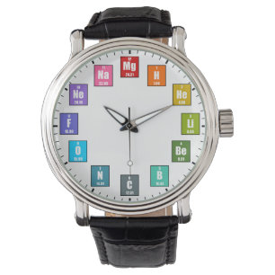 Periodieke Lijst van Elementen Rainbow Chemistry C Horloge