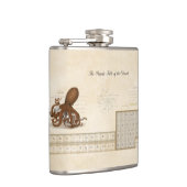 Periodieke Lijst van Elementen Steampunk Neo-Victo Heupfles (Rechts)