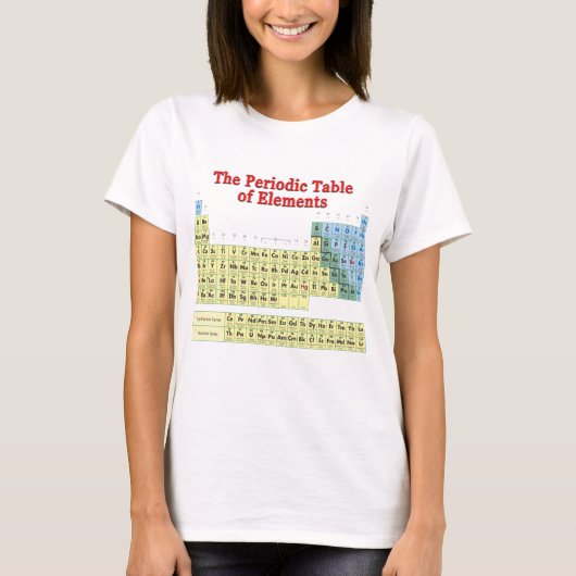Periodieke Lijst van Elementen T-shirt (Voorkant)