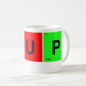 Periodieke Lijst van Elementen van de YUP Koffiemok (Voorkant rechts)