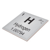 Periodieke Lijst van elementen van waterstofkerami Tegeltje (Zijkant)