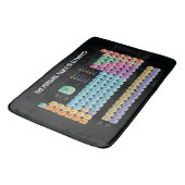 Periodieke lijst van elementen werpen kussen badmat (Gekanteld)