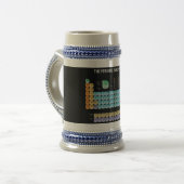 Periodieke lijst van elementen werpen kussen bierpul (Voorkant links)