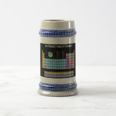 Periodieke lijst van elementen werpen kussen bierpul (Center)