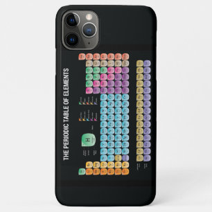 Periodieke lijst van elementen werpen kussen Case-Mate iPhone case
