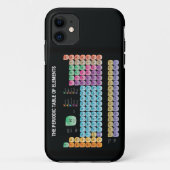 Periodieke lijst van elementen werpen kussen Case-Mate iPhone case (Achterkant)