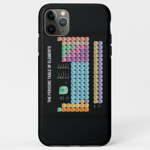 Periodieke lijst van elementen werpen kussen Case-Mate iPhone case