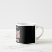 Periodieke lijst van elementen werpen kussen espresso kop (Rechts)
