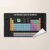 Periodieke lijst van elementen werpen kussen handdoek (Handdoek)