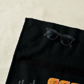 Periodieke lijst van elementen werpen kussen strandlaken (In situ)