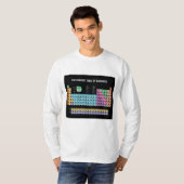 Periodieke lijst van elementen werpen kussen t-shirt (Voorkant volledig)