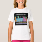 Periodieke lijst van elementen werpen kussen t-shirt (Voorkant)
