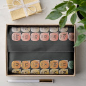Periodieke lijst van elementen werpen kussen tissuepapier (Geschenk)