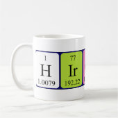 Periodieke mok van de Hiroto naam (Links)