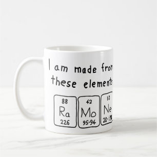 Periodieke mok van de lijstnaam Ramone