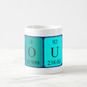 Periodieke mok van het Soup woord (Center)