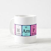 Periodieke mok voor Champion-tabelnaam (Voorkant links)