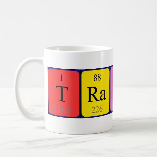 Periodieke mok voor de treinbestuurder (Links)