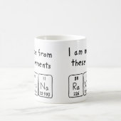 Periodieke mok voor tabelnaam Ramona (Center)