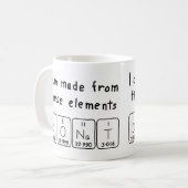 Periodieke naam donatten mok (Voorkant links)