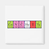 Periodieke naam magnet van Conchetta (Voorkant)