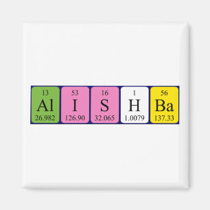 Periodieke naam van Alishba magnet
