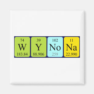 Periodieke naam van Wynona magnet