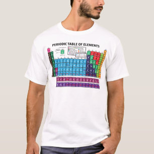 Periodieke overzichtstabel t-shirt