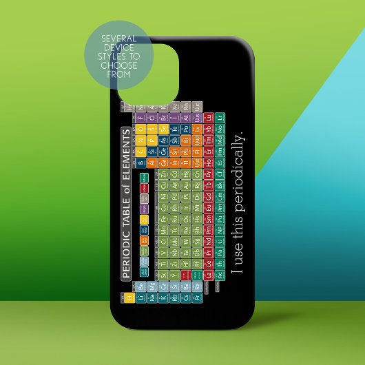 Periodieke Periodieke Lijst van Elementen - Studen Case-Mate iPhone Case
