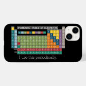 Periodieke Periodieke Lijst van Elementen - Studen Case-Mate iPhone Case (Achterkant (horizontaal))