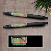 Periodieke Periodieke Lijst van Elementen - Studen Zwarte Inkt Pen