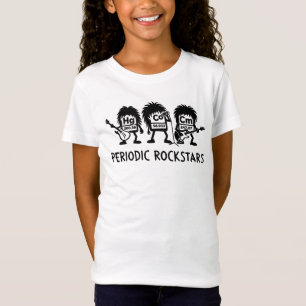 Periodieke Rocksterren Chemie Humor T-shirt