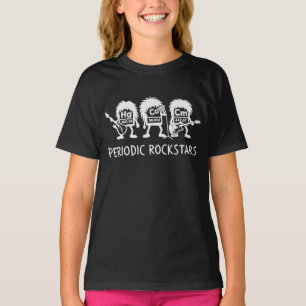 Periodieke Rocksterren Chemie Humor T-shirt