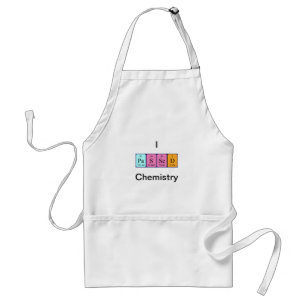 Periodieke scheikunde apron standaard schort