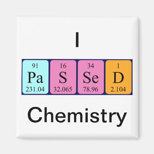 Periodieke scheikunde magneet (Voorkant)