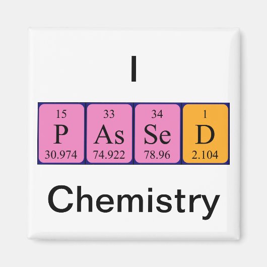 Periodieke scheikunde magneet (Voorkant)