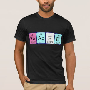 Periodieke shirt voor de leerkracht