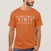 Periodieke Spelling van Soy (S-O-Y) T-shirt (Voorkant)