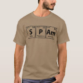 Periodieke Spelling van spam (S-P-Am) T-shirt (Voorkant)