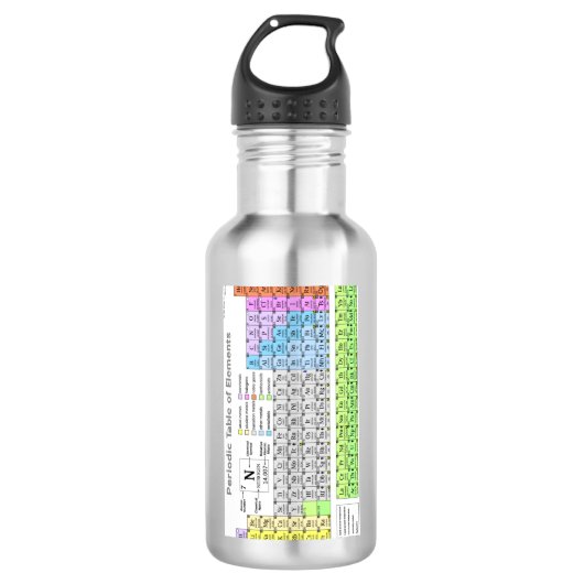 Periodieke studiegids met een label waterfles  (Voorkant)