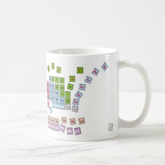 periodieke T Koffiemok (Rechts)