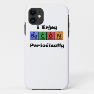 Periodieke Tabel Bacon Science Chemistry Funny iPhone 11 Hoesje