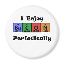 Periodieke Tabel Bacon Science Chemistry Funny